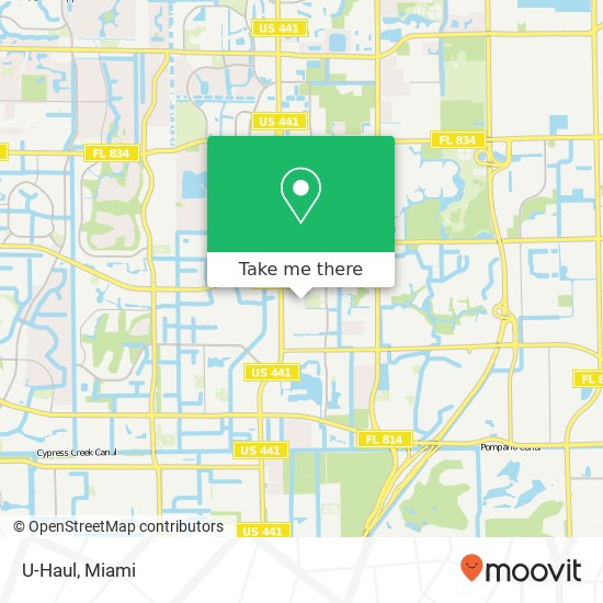 U-Haul map