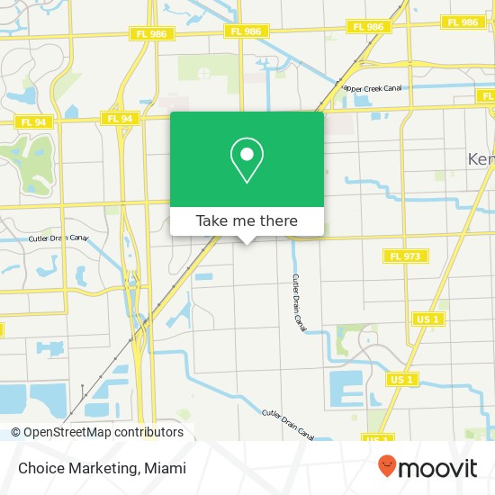 Choice Marketing map