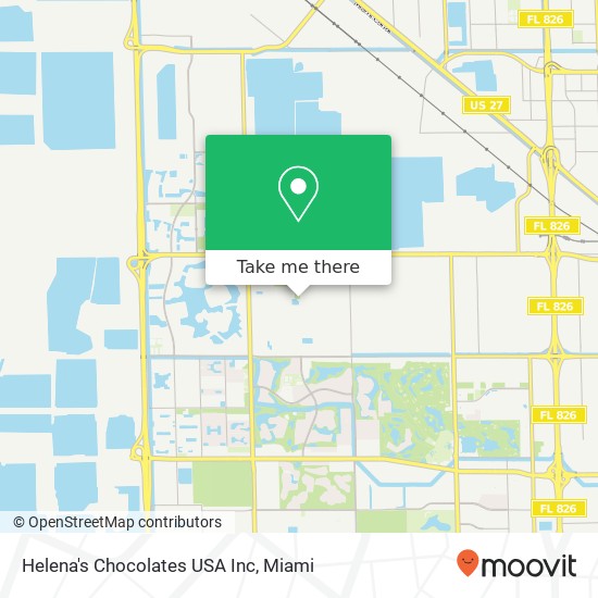 Mapa de Helena's Chocolates USA Inc