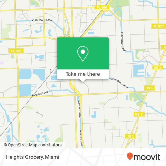 Heights Grocery map