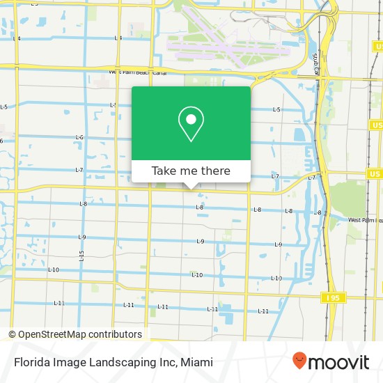 Mapa de Florida Image Landscaping Inc