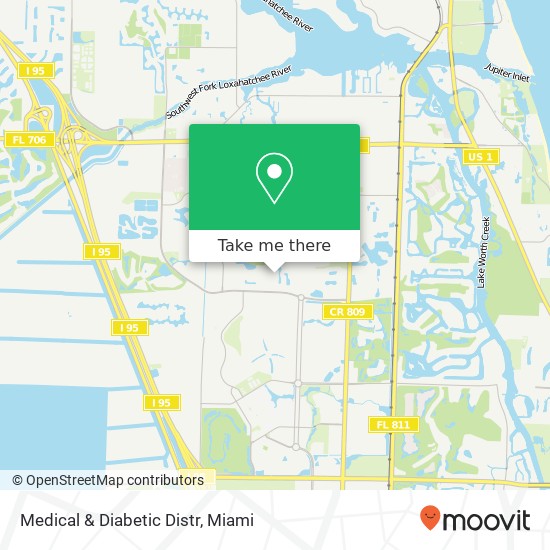 Mapa de Medical & Diabetic Distr