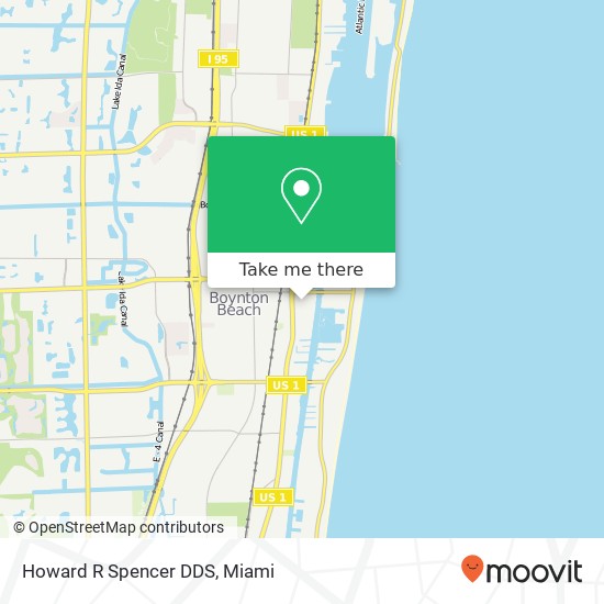 Howard R Spencer DDS map