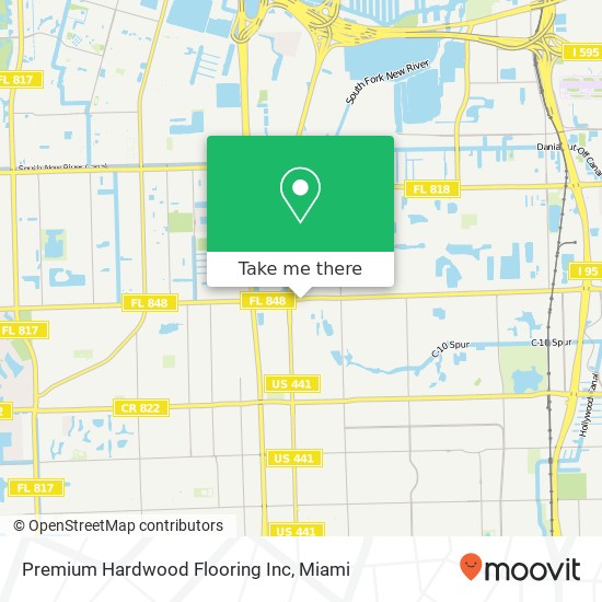 Premium Hardwood Flooring Inc map