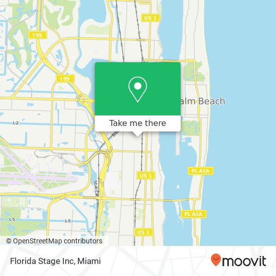 Mapa de Florida Stage Inc