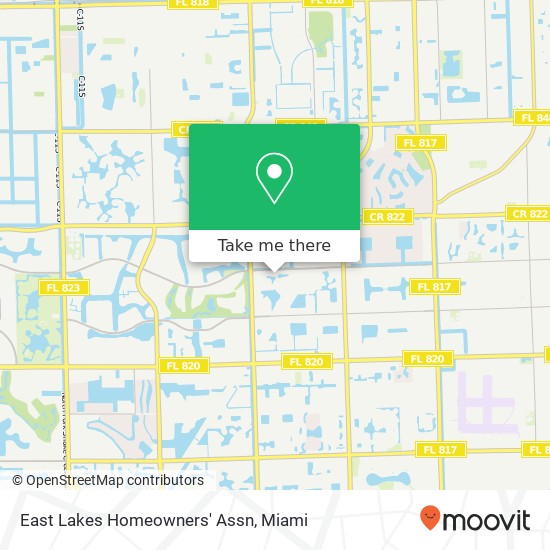 East Lakes Homeowners' Assn map