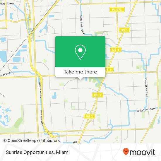 Sunrise Opportunities map