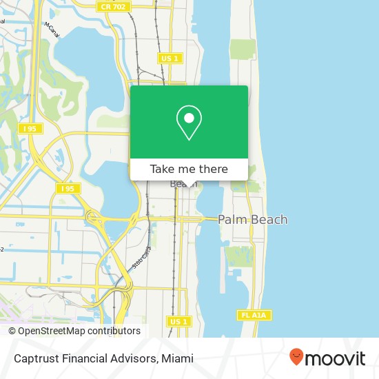 Mapa de Captrust Financial Advisors