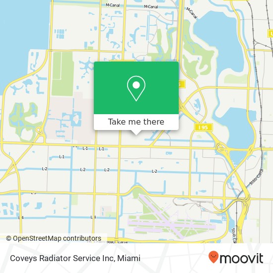 Coveys Radiator Service Inc map