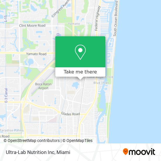Mapa de Ultra-Lab Nutrition Inc