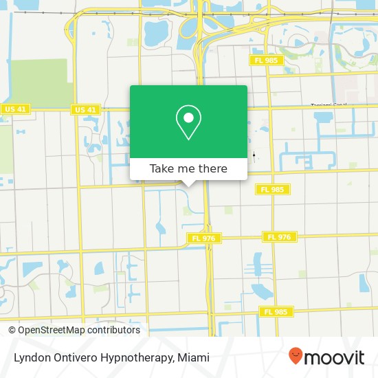 Lyndon Ontivero Hypnotherapy map