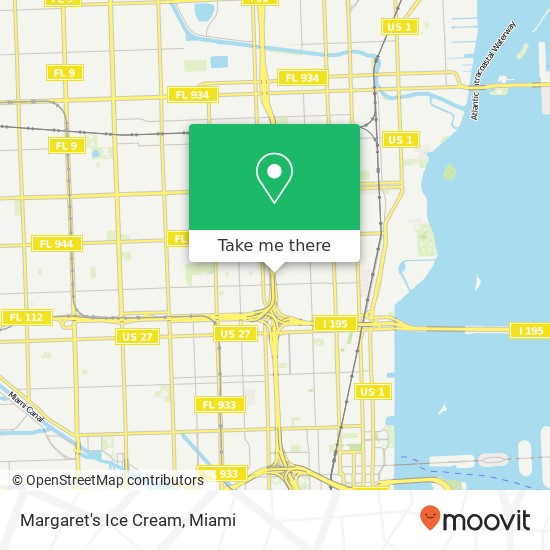 Mapa de Margaret's Ice Cream