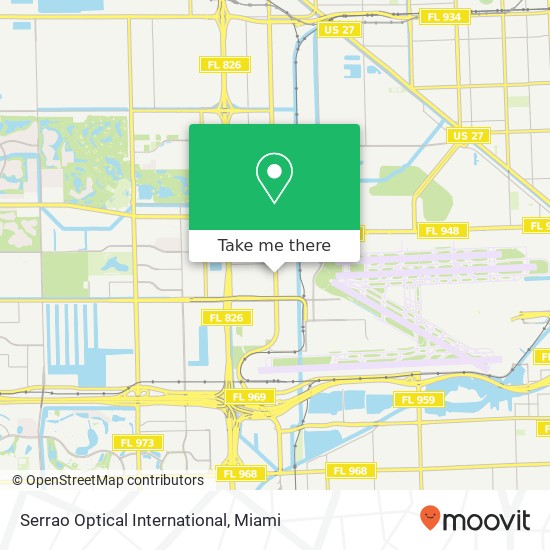 Mapa de Serrao Optical International