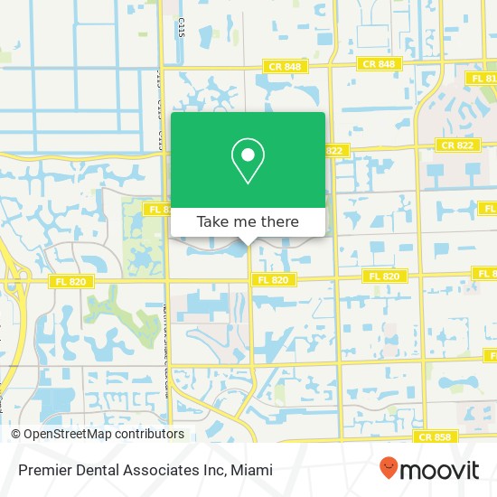 Mapa de Premier Dental Associates Inc