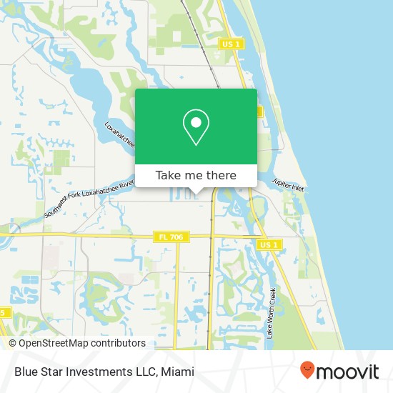Mapa de Blue Star Investments LLC