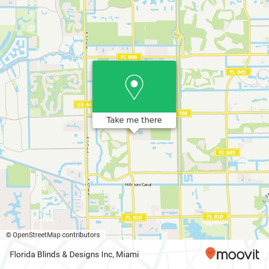 Florida Blinds & Designs Inc map