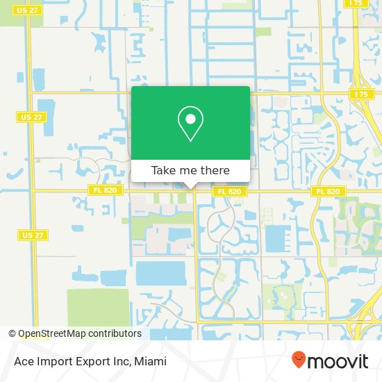 Mapa de Ace Import Export Inc