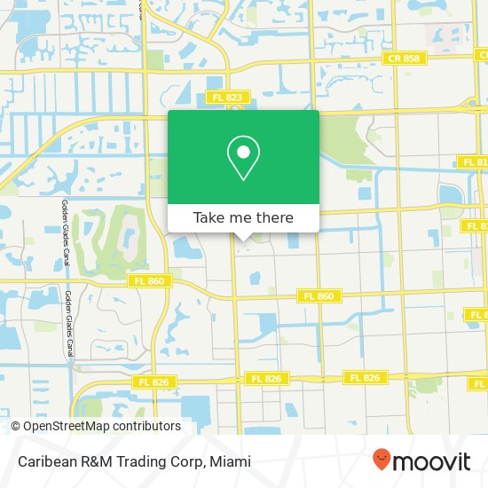 Caribean R&M Trading Corp map