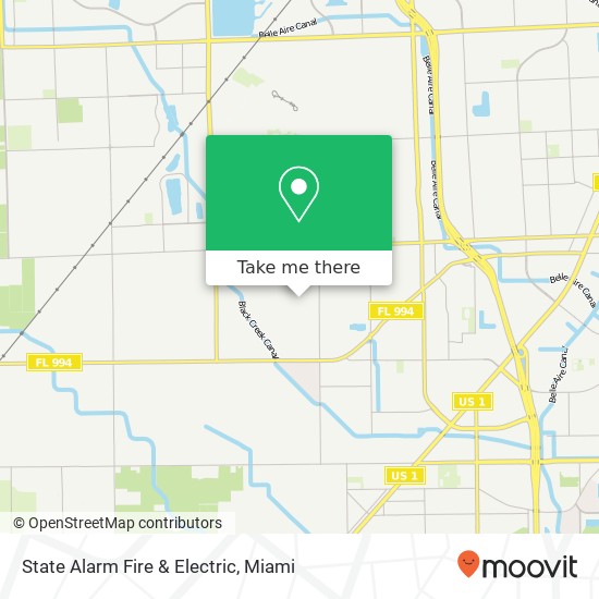 State Alarm Fire & Electric map