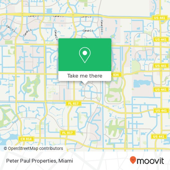 Peter Paul Properties map