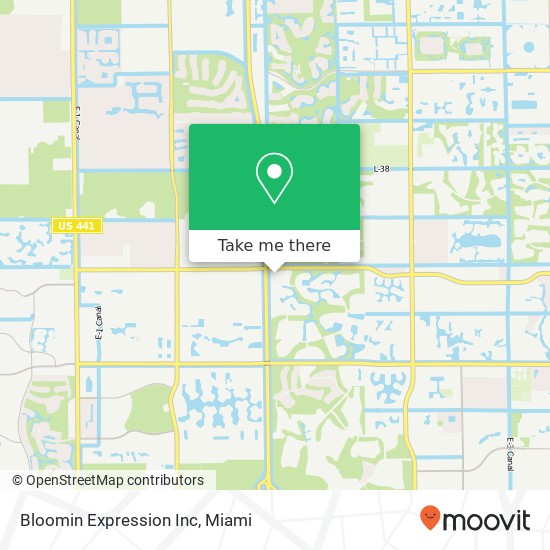 Mapa de Bloomin Expression Inc