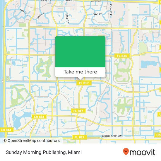 Mapa de Sunday Morning Publishing