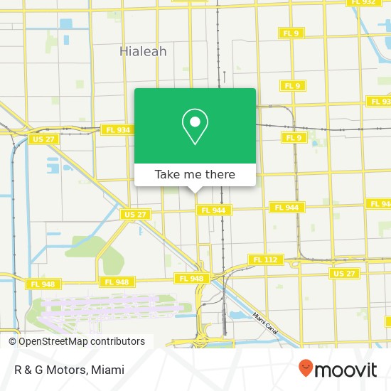 R & G Motors map