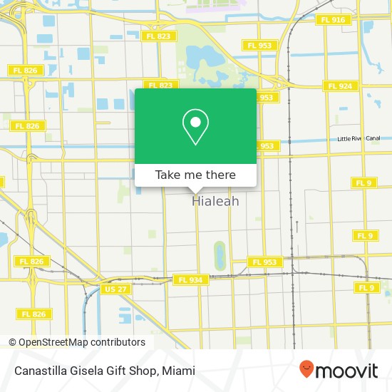 Mapa de Canastilla Gisela Gift Shop