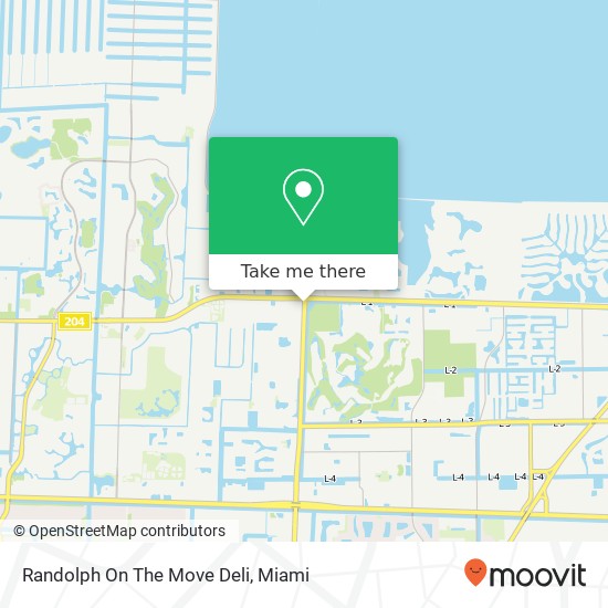 Randolph On The Move Deli map