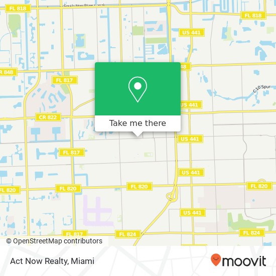 Act Now Realty map