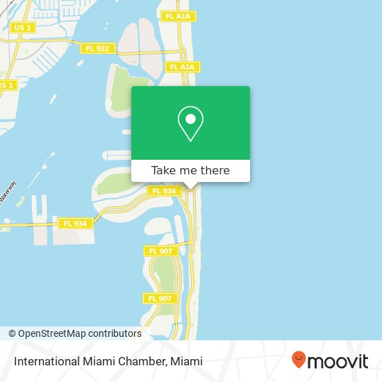 International Miami Chamber map