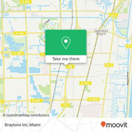Mapa de Braytons Inc