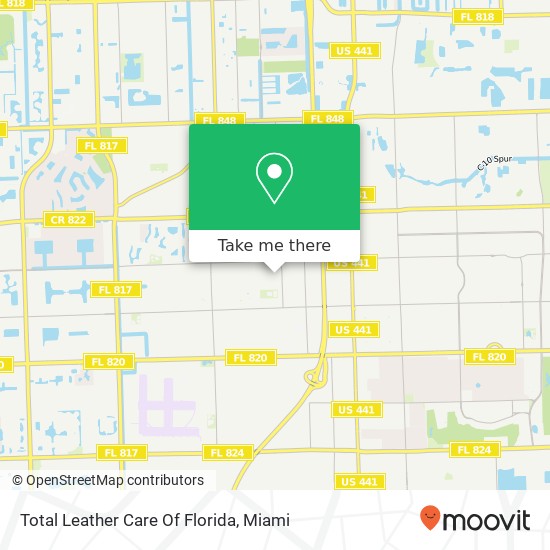 Mapa de Total Leather Care Of Florida