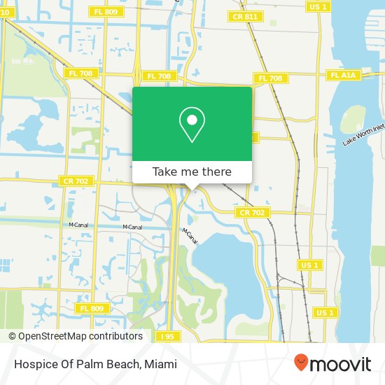 Hospice Of Palm Beach map