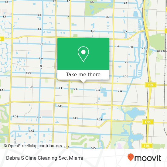 Mapa de Debra S Cline Cleaning Svc