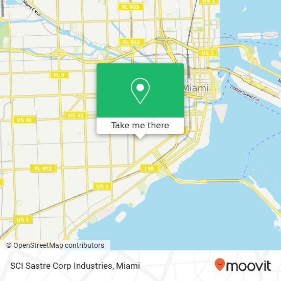 Mapa de SCI Sastre Corp Industries