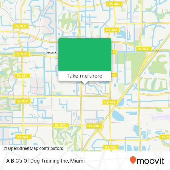 A B C's Of Dog Training Inc map