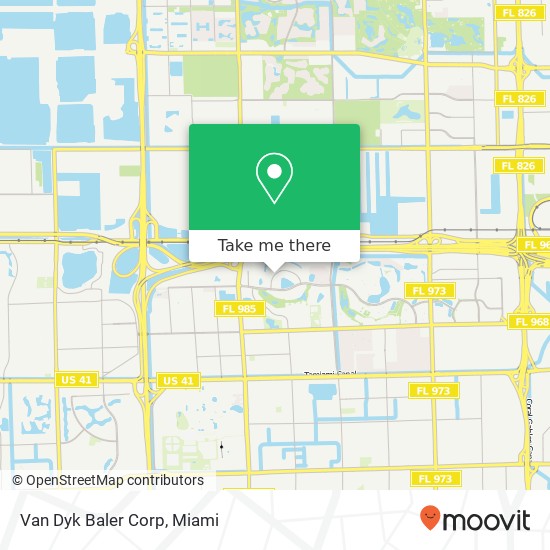 Van Dyk Baler Corp map