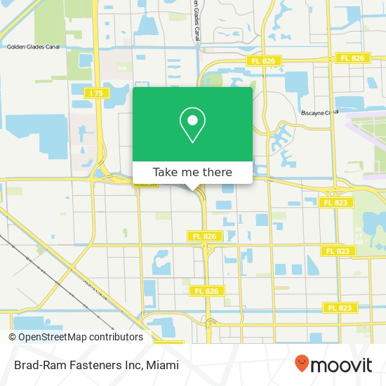 Brad-Ram Fasteners Inc map