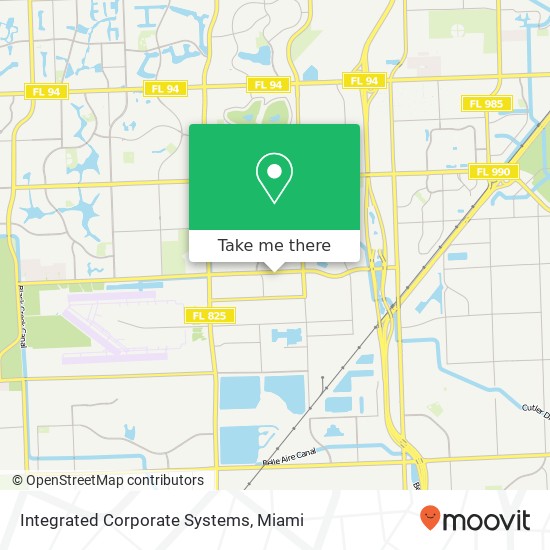 Mapa de Integrated Corporate Systems