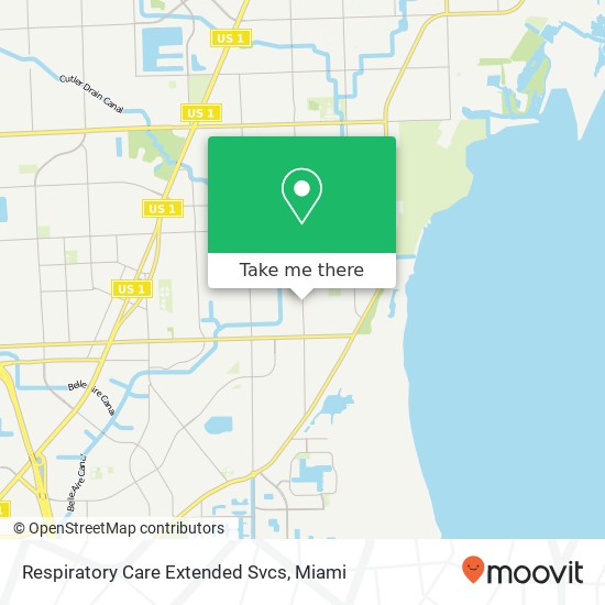 Respiratory Care Extended Svcs map