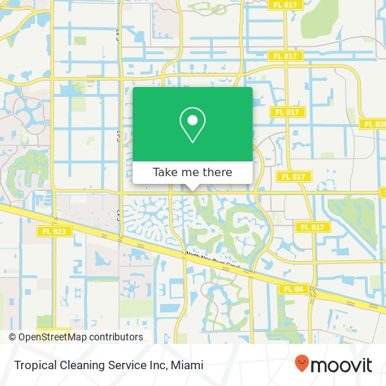 Mapa de Tropical Cleaning Service Inc