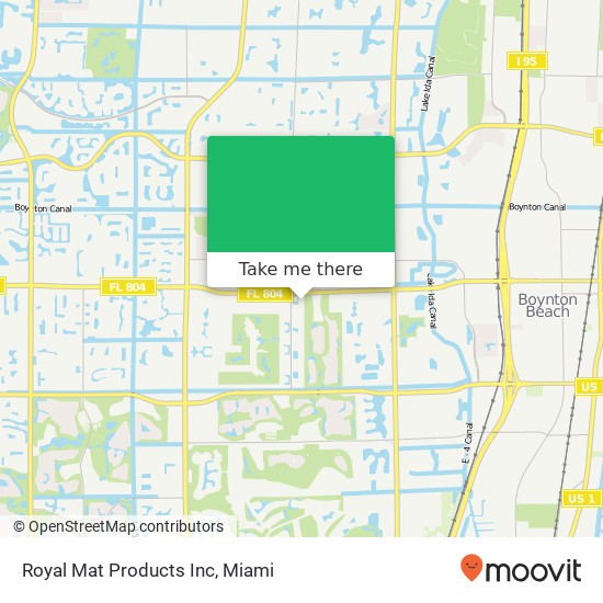 Mapa de Royal Mat Products Inc