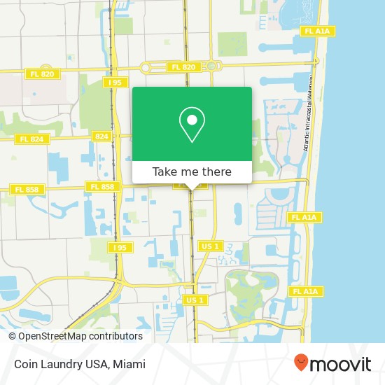 Coin Laundry USA map