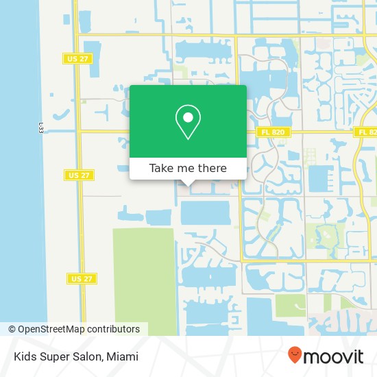 Kids Super Salon map