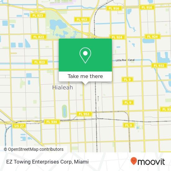 EZ Towing Enterprises Corp map