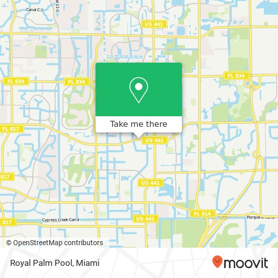 Royal Palm Pool map