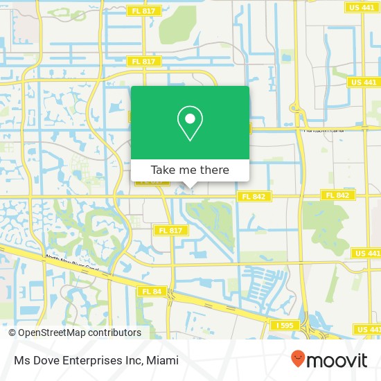 Ms Dove Enterprises Inc map