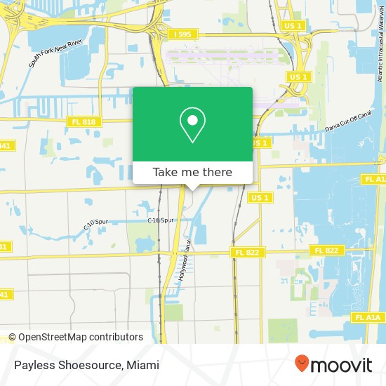 Payless Shoesource map