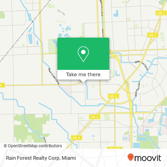 Mapa de Rain Forest Realty Corp